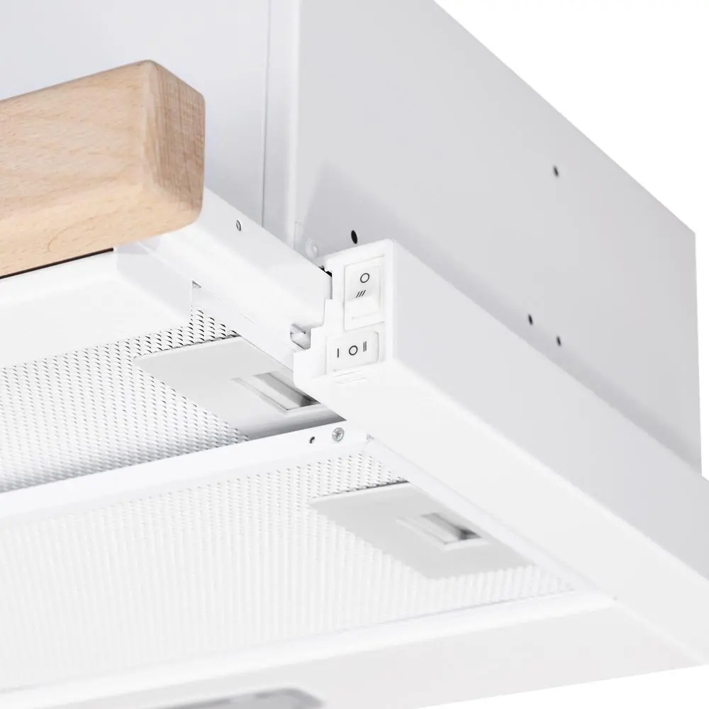 Фото Витяжка телескопічна Akpo WK-7 Light Wood Eco 60 White