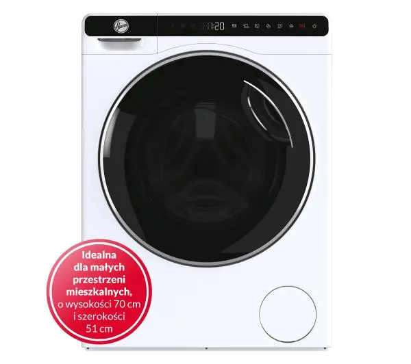 Hoover Mini OW50-BP12307-S Slim Funkcje AI 5kg 1200obr/min - Kup na Raty - RRSO 0%
