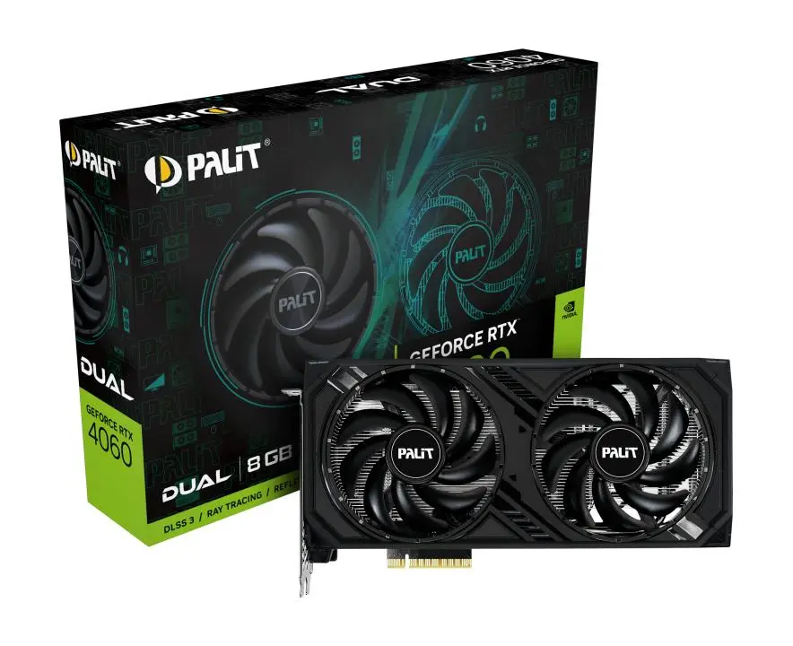 Karta graficzna Palit GeForce RTX 4060 Dual 8GB GDDR6 128bit DLSS 3