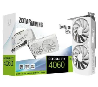 Karta graficzna Zotac GeForce RTX 4060 Twin Edge OC White Edition 8GB GDDR6 128bit DLSS 3