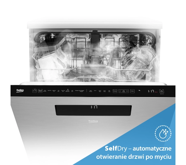 Beko b300 BDFN26531X 59,8cm Automatyczne otwieranie drzwi Szuflada na sztućce - Kup na Raty - RRSO 0%