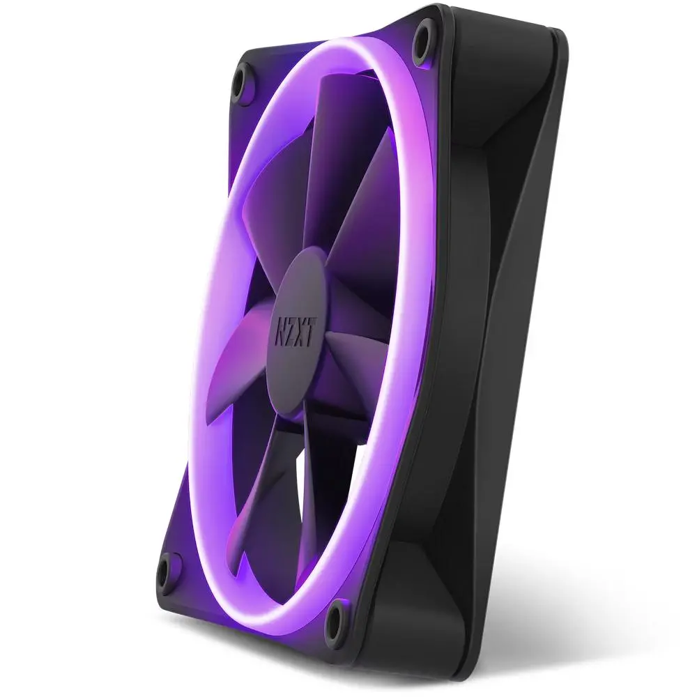 Фото Вентилятор NZXT F120 RGB Black (RF-R12SF-B1)