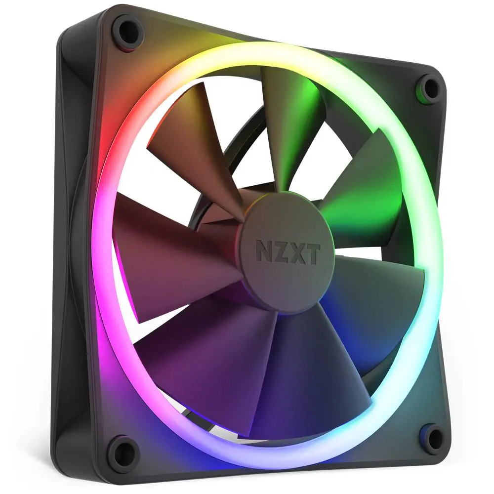 Фото Вентилятор NZXT F120 RGB Black (RF-R12SF-B1)
