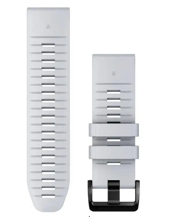 Pasek Garmin QuickFit 26 silikon Mleczny kwarc