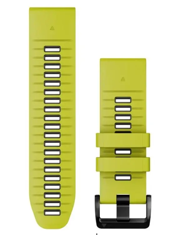 Pasek Garmin QuickFit 26 silikon Limonkoy-grafitowy