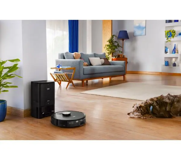 Beko RoboSmartPro VRR94314VB Funkcja mopowania Stacja oczyszczająca Tworzenie mapy pomieszczenia 65dB - Kup na Raty - RRSO 0%