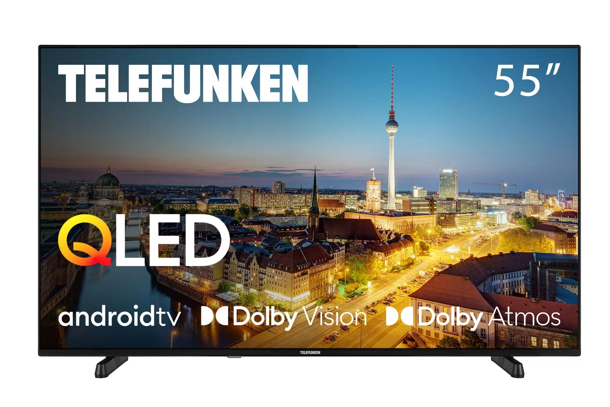 Telewizor Telefunken 55QAG9030 55" QLED 4K Android TV Dolby Vision Dolby Atmos DVB-T2