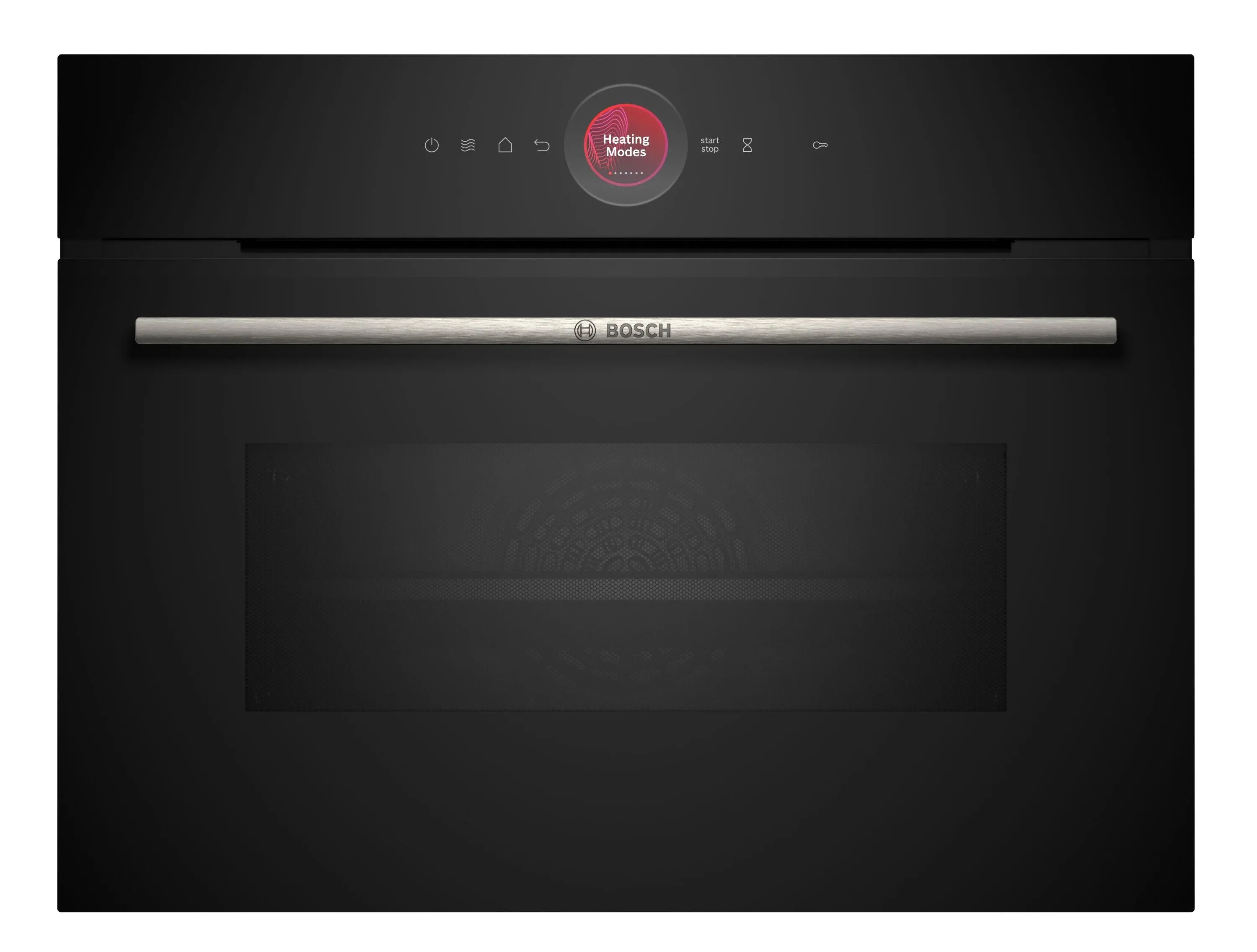 Piekarnik z mikrofalą Bosch Serie 8  CMG7241B1 Termoobieg AirFry Zdalne sterowanie Czarny