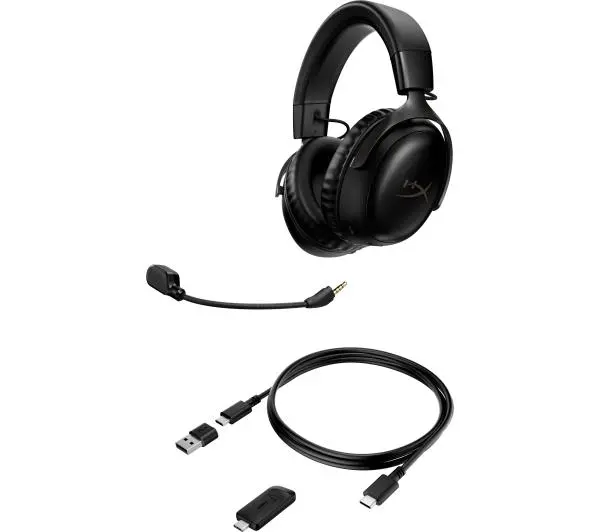 HyperX Cloud III Wireless Nauszne Czarny - Kup na Raty - RRSO 0%