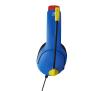 Słuchawki przewodowe z mikrofonem PDP Airlite Mario do Nintendo Switch Nauszne Niebieski