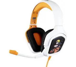 Konix Naruto Gaming Headset dla konsol Nauszne Biało-czarny