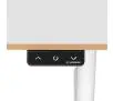 Biurko Ultradesk Pulsar 120cm Regulacja wysokości Biały