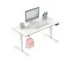 Biurko Ultradesk Pulsar 120cm Regulacja wysokości Biały