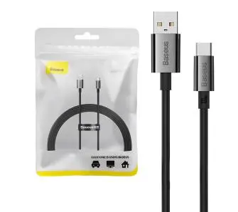 Kabel Baseus USB do USB-C Superior 100W 1,5m Czarny