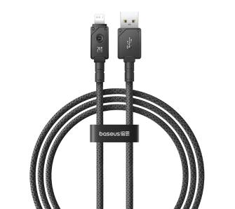 Kabel Baseus ARAMID FIBER USB-A do Lightning 2,4A 1m Czarny