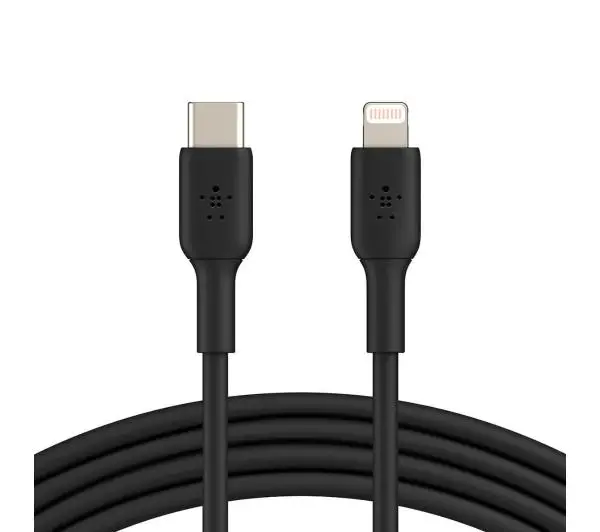 Belkin Boost Lightning do USB-C 2m Czarny