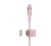 Kabel Belkin Braided USB-C do Lightning 1m Różowy