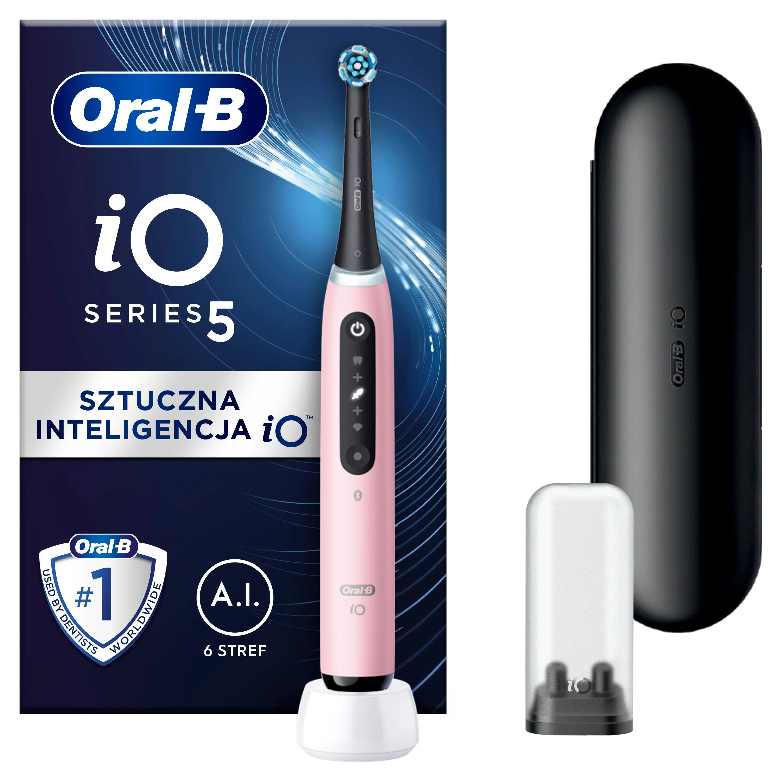 Szczoteczka magnetyczna Oral-B iO Series 5 Pink