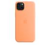 Etui Apple silikonowe z MagSafe do iPhone 15 Plus Pomarańczowy sorbet