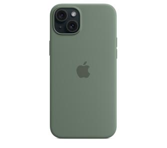 Etui Apple silikonowe z MagSafe do iPhone 15 Plus Cyprysowy