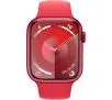 Apple Watch Series 9 GPS koperta 45mm z aluminium (PRODUCT)RED pasek sportowy (PRODUCT)RED M/L