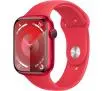 Apple Watch Series 9 GPS koperta 45mm z aluminium (PRODUCT)RED pasek sportowy (PRODUCT)RED M/L