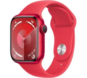 Apple Watch Series 9 GPS koperta 41mm z aluminium z edycji (PRODUCT)RED pasek sportowy (PRODUCT)RED S/M