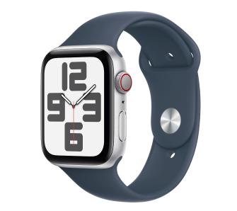Smartwatch Apple Watch SE 2gen GPS + Cellular koperta 44mm z aluminium Srebrnym pasek sportowa Zimowy błękit M/L