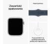Smartwatch Apple Watch Series 9 GPS + Cellular koperta 45mm z aluminium Srebrny pasek sportowy Sztormowy błękit M/L