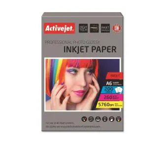 Papier fotograficzny ActiveJet AP6-260GR200 200 Arkuszy