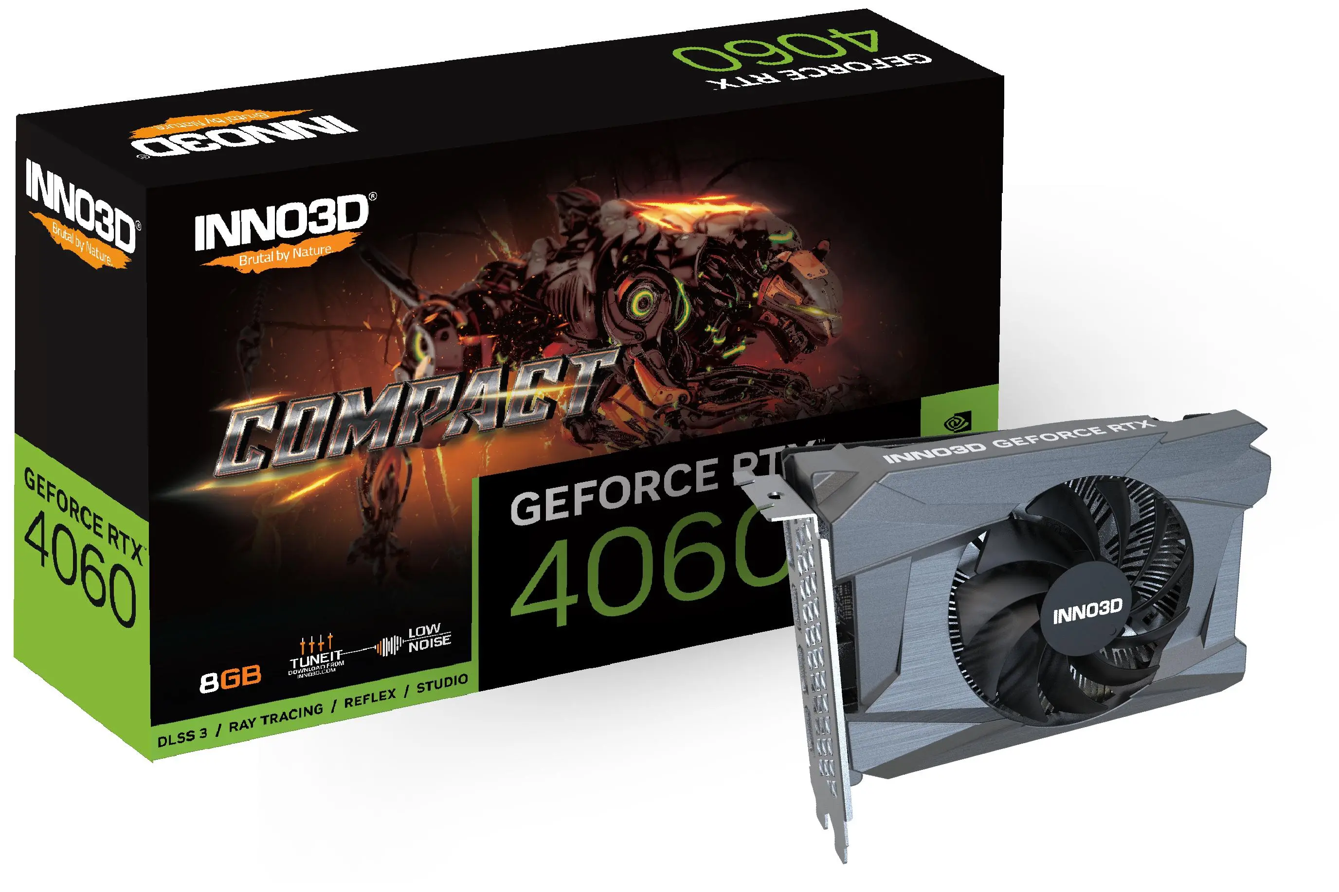 Karta graficzna Inno3D GeForce RTX 4060 Compact 8GB GDDR6 128bit DLSS 3