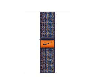 Opaska Apple sportowa Nike w kolorze sportowego błękitu/Pomarańczowym do koperty 41 mm