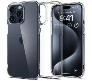 Spigen Ultra Hybrid do iPhone 15 Pro crystal clear