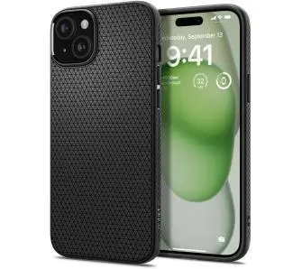 Etui Spigen Liquid Air do iPhone 15 Czarny