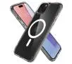 Etui Spigen Crystal Hybrid MagFit do iPhone 15 Plus Bialy