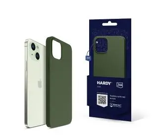 3mk Hardy Silicone Mag Case do iPhone 15 Plus Alpine Green