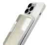 Etui 3mk Hardy Silicone Mag Case do iPhone 15 Pro Max silver-white