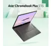 Laptop Acer Chromebook Plus 515 Google AI laptop CB515-2H-55JL 15,6" i5-1235U 8GB RAM 512GB Dysk SSD ChromeOS Szary