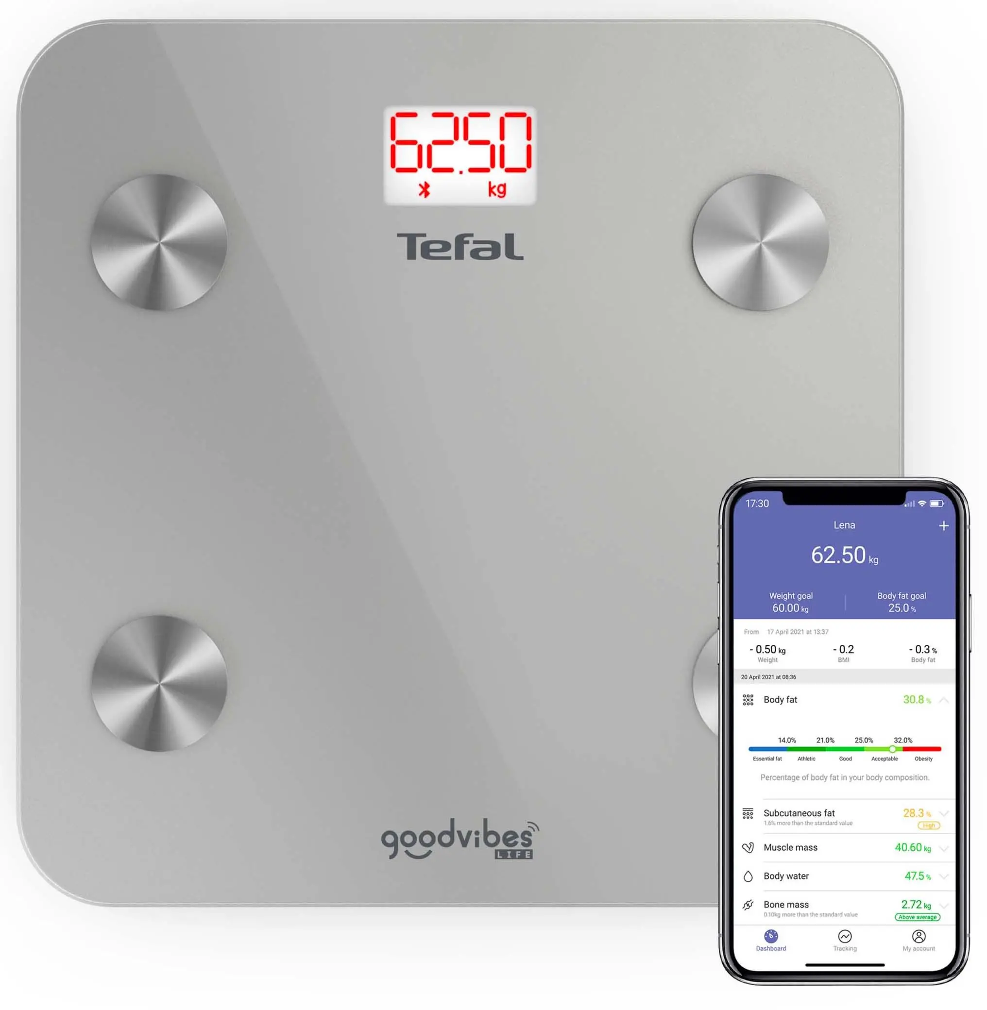 Waga Tefal Goodvibes Life BM9600 160kg