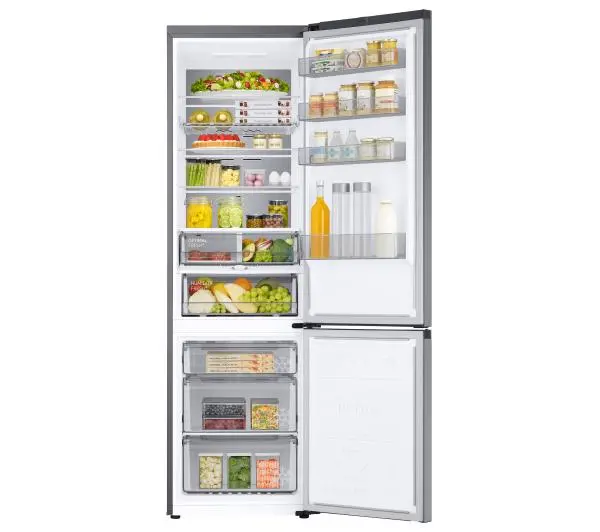 Samsung RB38C775CS9 Funkcje AI Pełny No Frost 203cm Szuflada z kontrolą wilgotności Zdalne sterowanie Stal Szczotkowana - TRZECI -55%, ALBO 5-TY ZA 1ZŁ - Kup na Raty - RRSO 0%