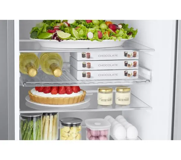 Samsung RB38C775CS9 Funkcje AI Pełny No Frost 203cm Szuflada z kontrolą wilgotności Zdalne sterowanie Stal Szczotkowana - TRZECI -55%, ALBO 5-TY ZA 1ZŁ - Kup na Raty - RRSO 0%