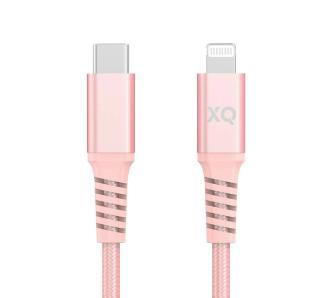 Kabel Xqisit Lightning do USB C 2,0 2m Różowy