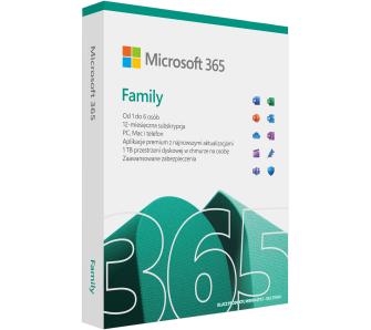 Program Microsoft 365 Family PL BOX 6 Użytkowników/1 Rok
