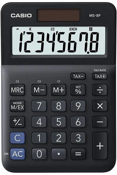 Kalkulator Casio MS-8F BOX Czarny