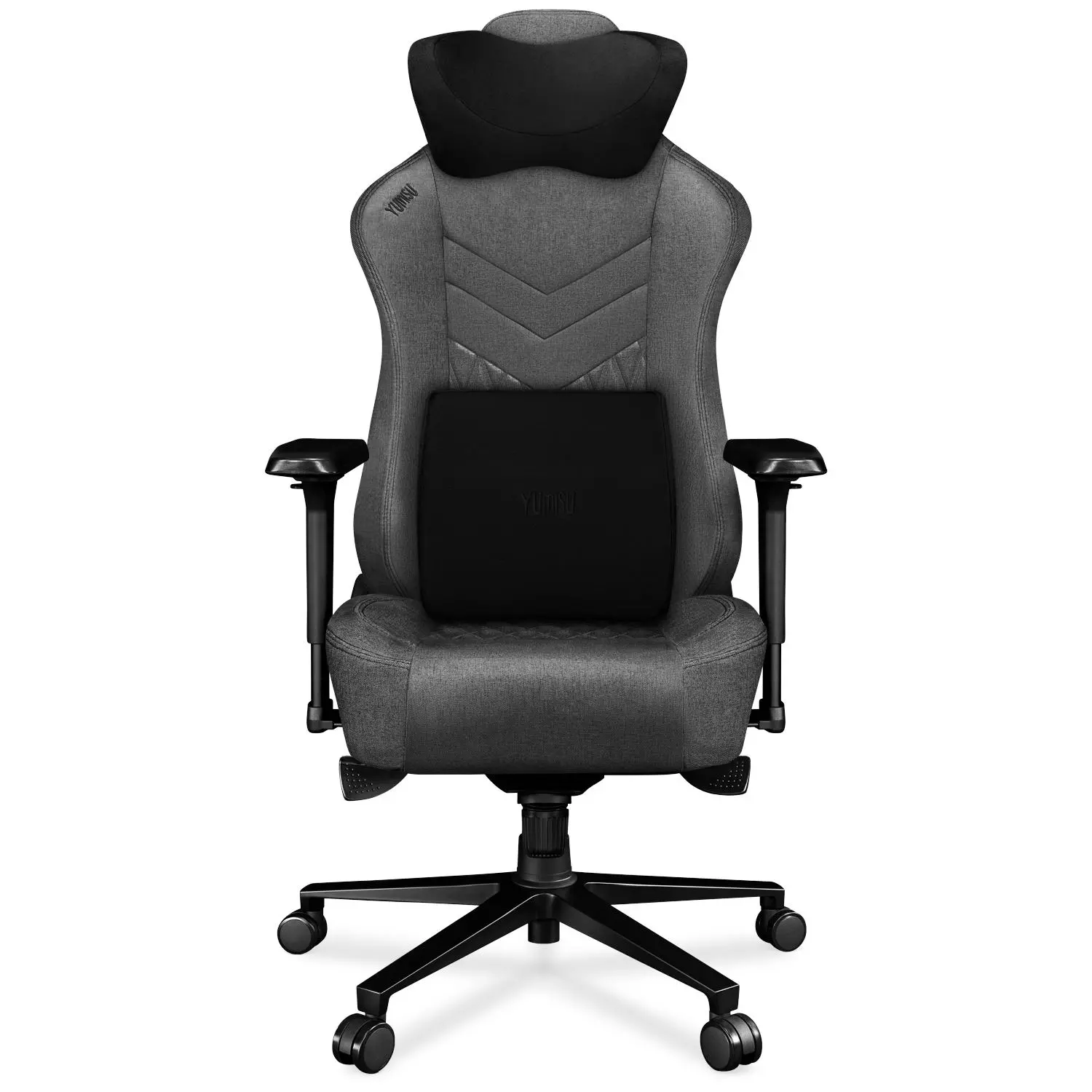 фото Компьютерное кресло для геймера Yumisu 2053 Light Gray/Black (YP2053PPLBM) 2