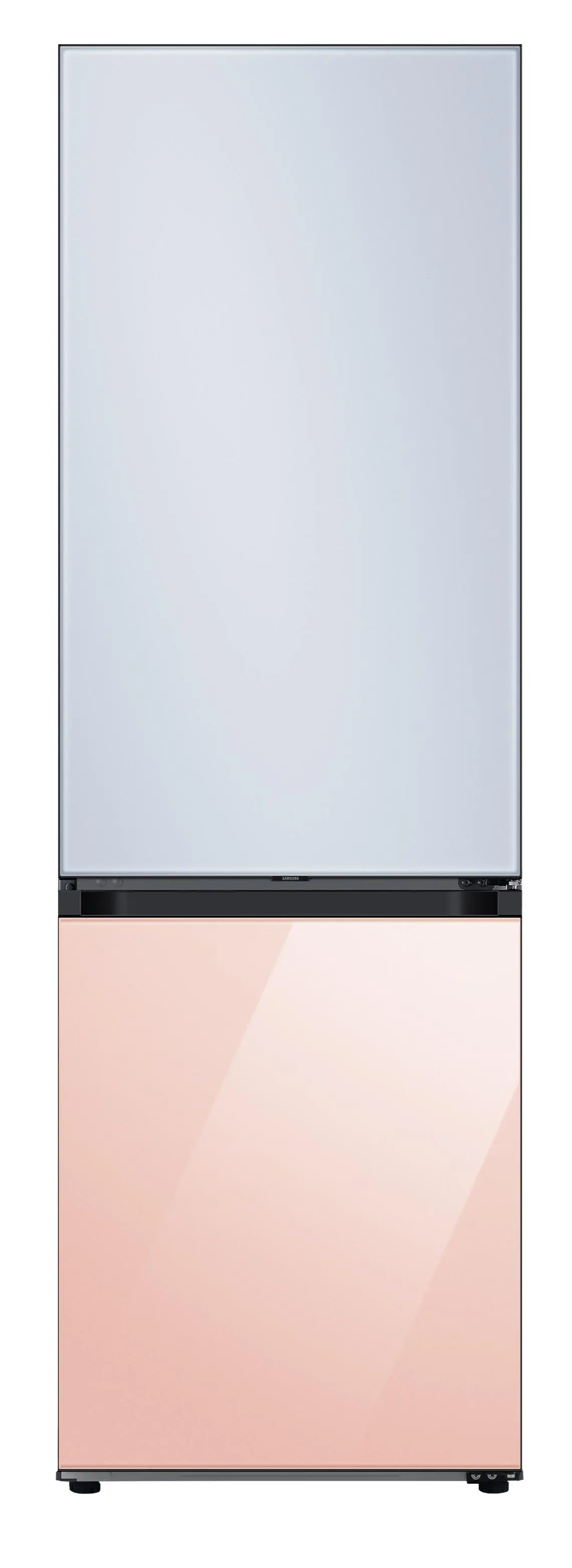 Lodówka Samsung Bespoke RB38C7B6AAP Pełny No Frost 203cm Szuflada z kontrolą wilgotności Satynowy Błękit/Soczysta Brzoskwinia