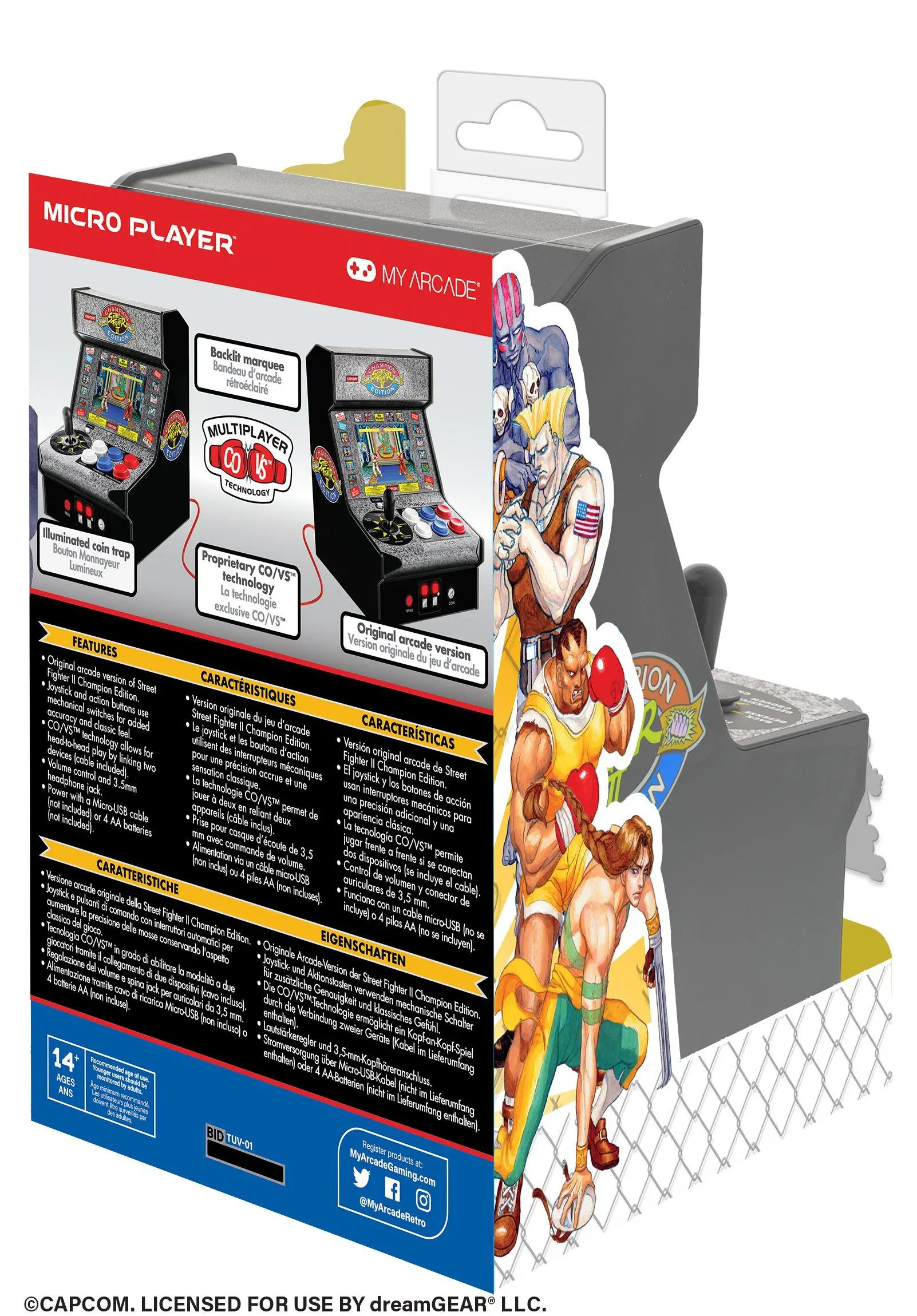 My Arcade Micro Player Retro Arcade Street Fighter II