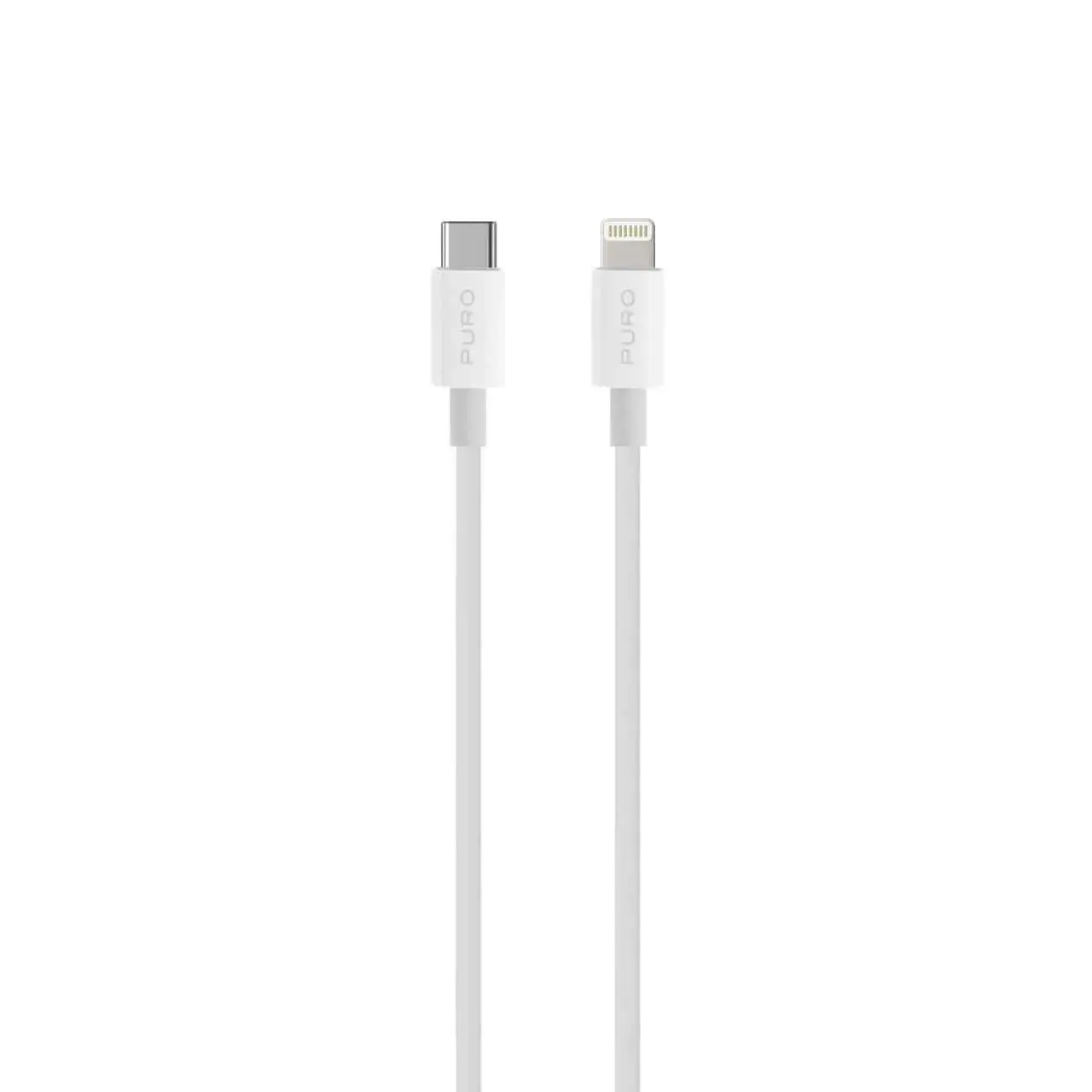 Kabel SBS Plain USB-C do Lightning 1m Biały