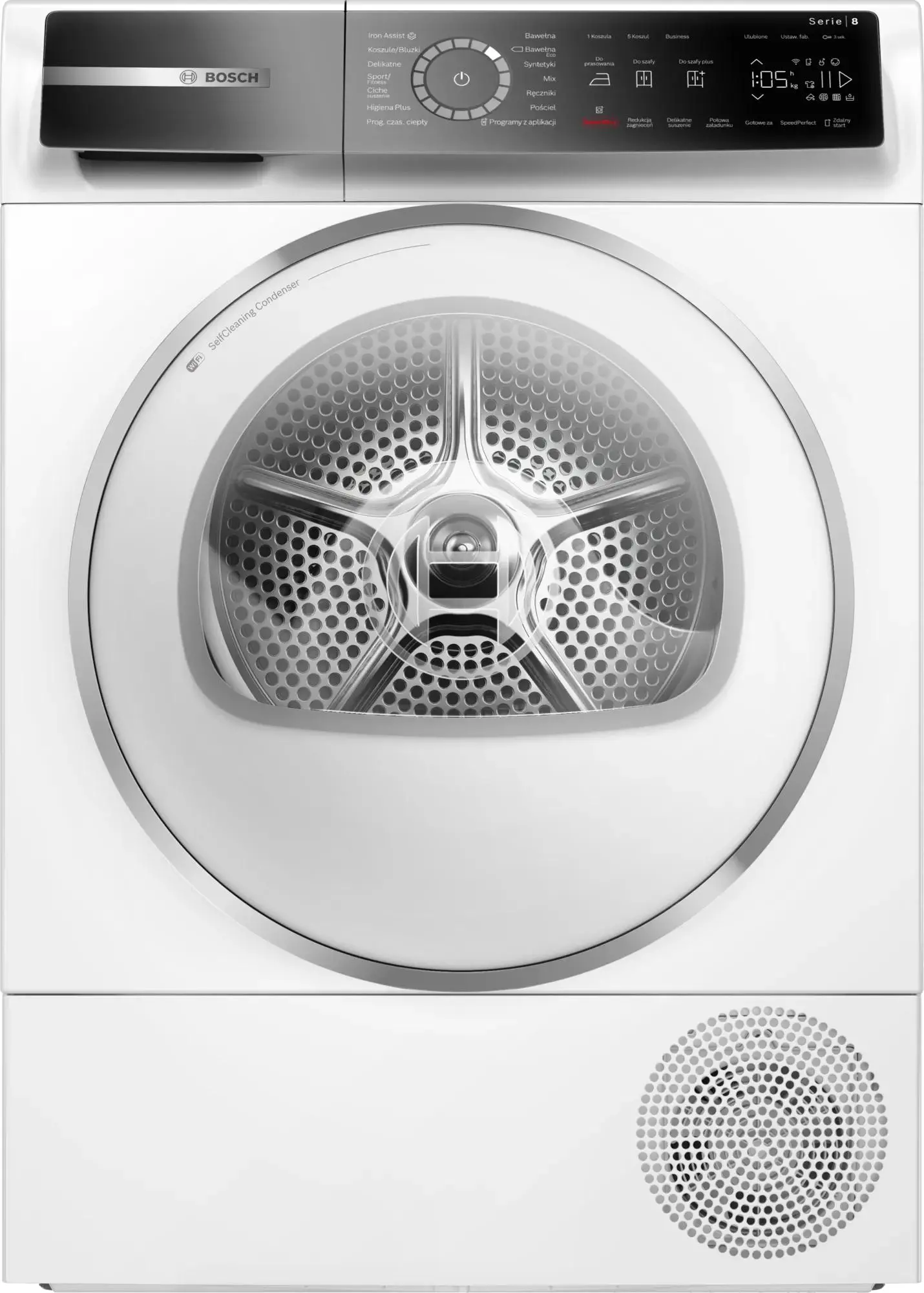 Suszarka Bosch Serie 8 WQB246CPPL 66,2cm 9kg Zdalne sterowanie