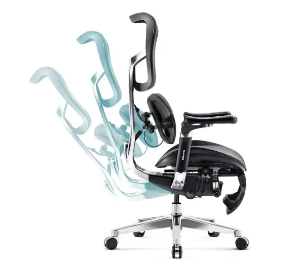 Diablo Chairs Brave V-Kinetic Biurowy do 120kg Tkanina Czarny - Kup na Raty - RRSO 0%